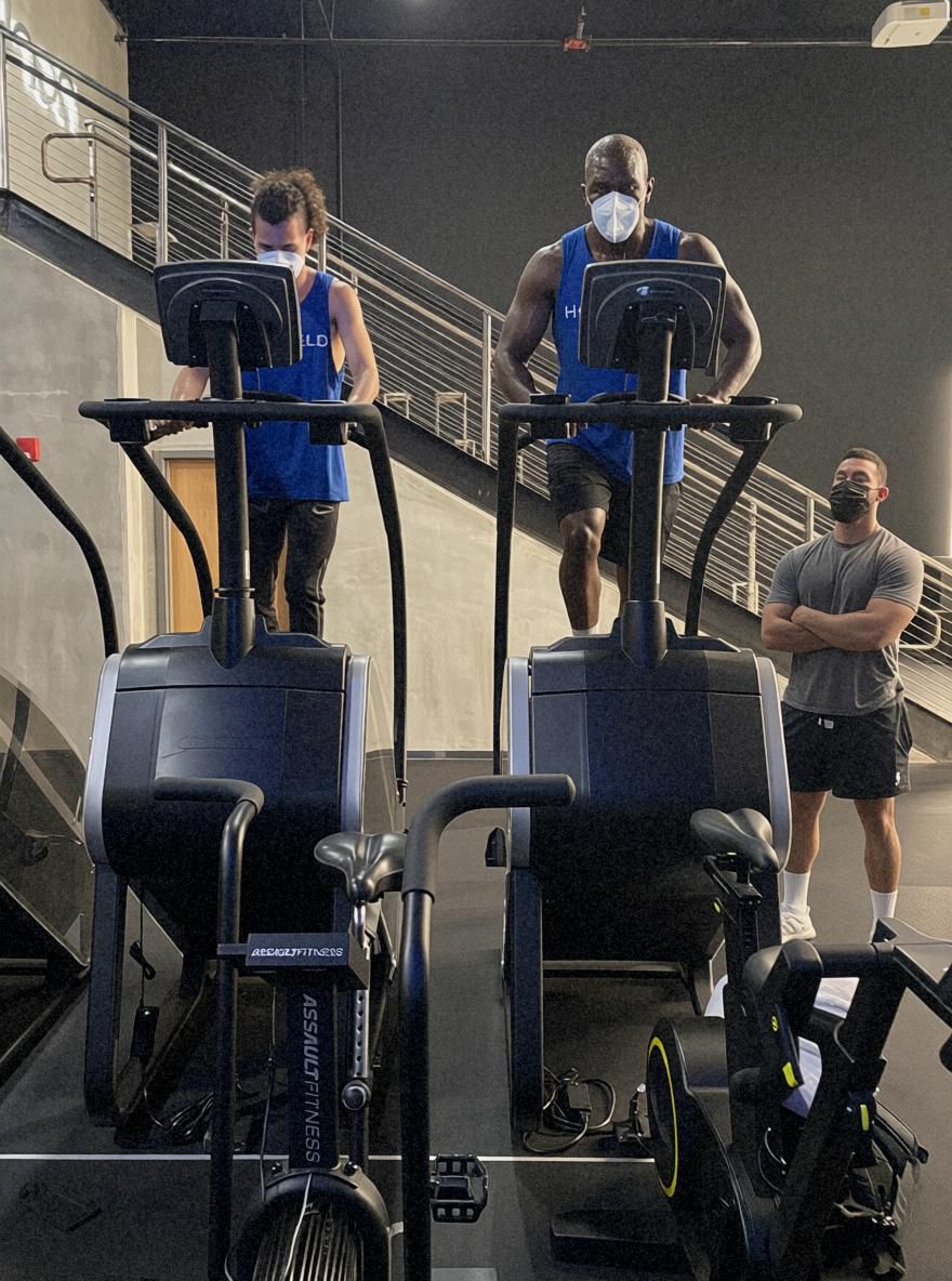 Andree Garcia training in LA